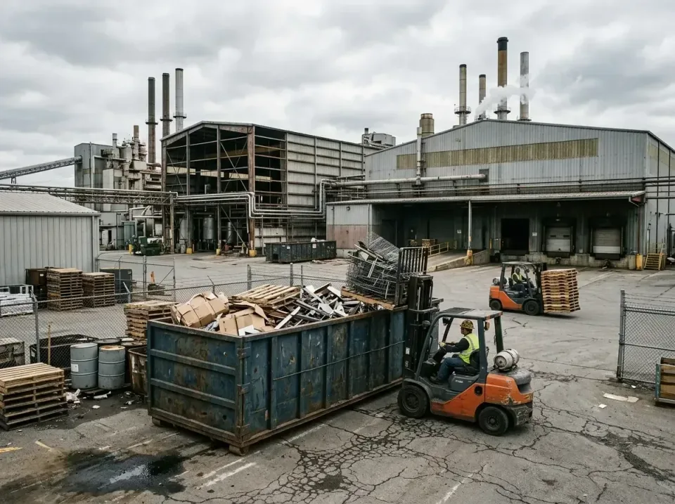 industrial-factory-scrap-conta-003 — frequently asked questions, Cheap Roll-off Dumpster Rentals in Benton, IL